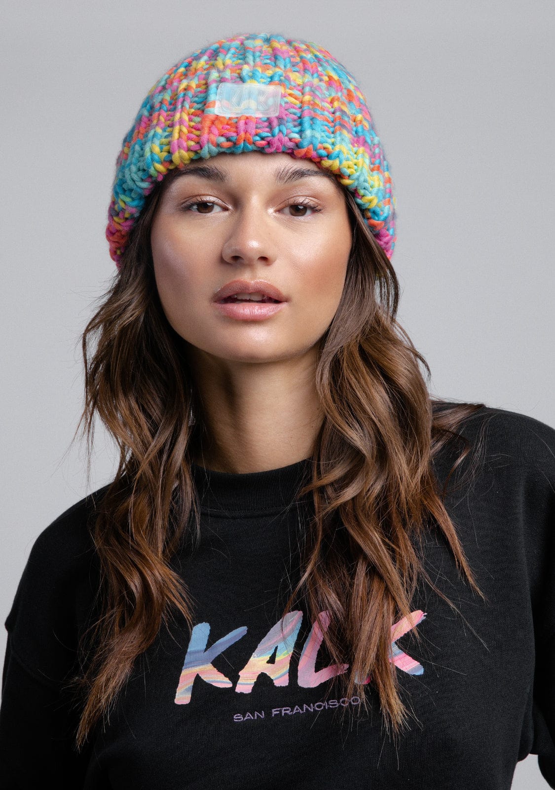 Beanie Rainbow Kalk
