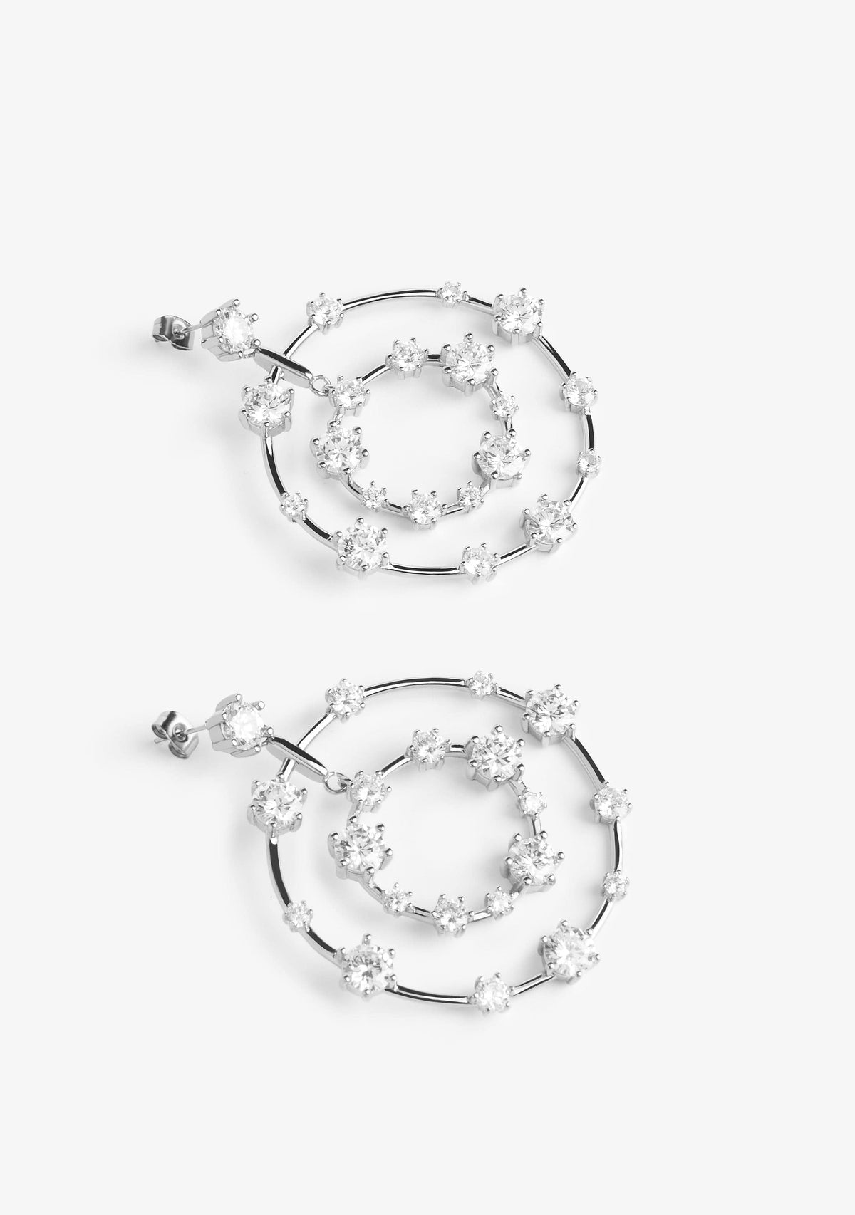 Boucles d'oreilles Gouttes Argent