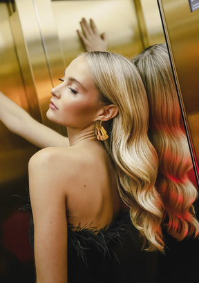 Magnetische Ohrringe Gold