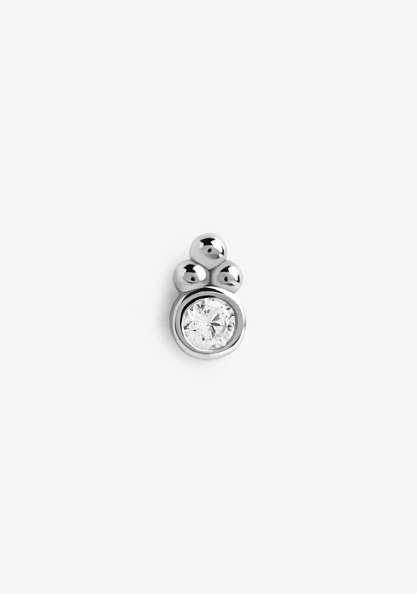 Zenda Piercing Silber
