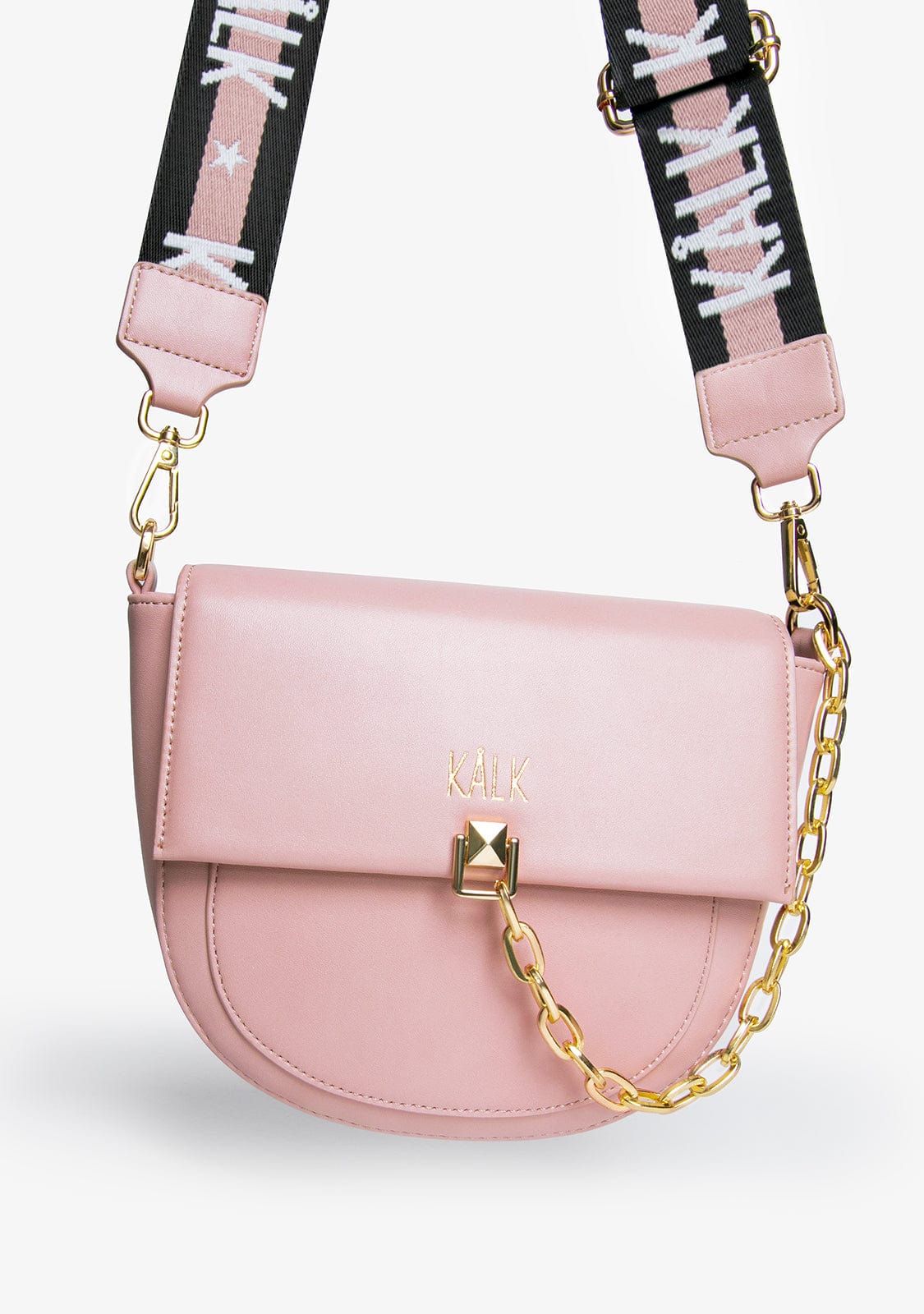 Bolso Cruzado Rosa Logo Bag