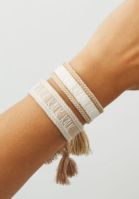 Pulsera Canvas Blanco Kalk