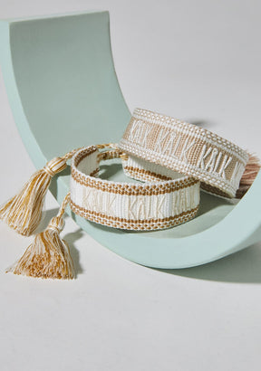 Pulsera Canvas Blanco Kalk
