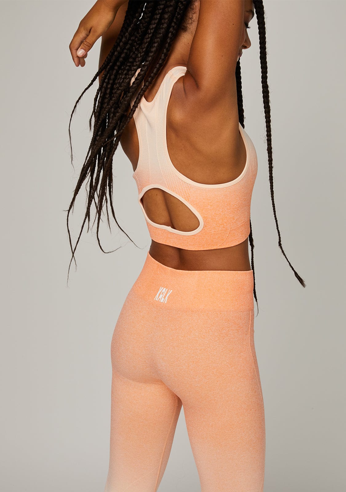 Leggings Degrade Orange