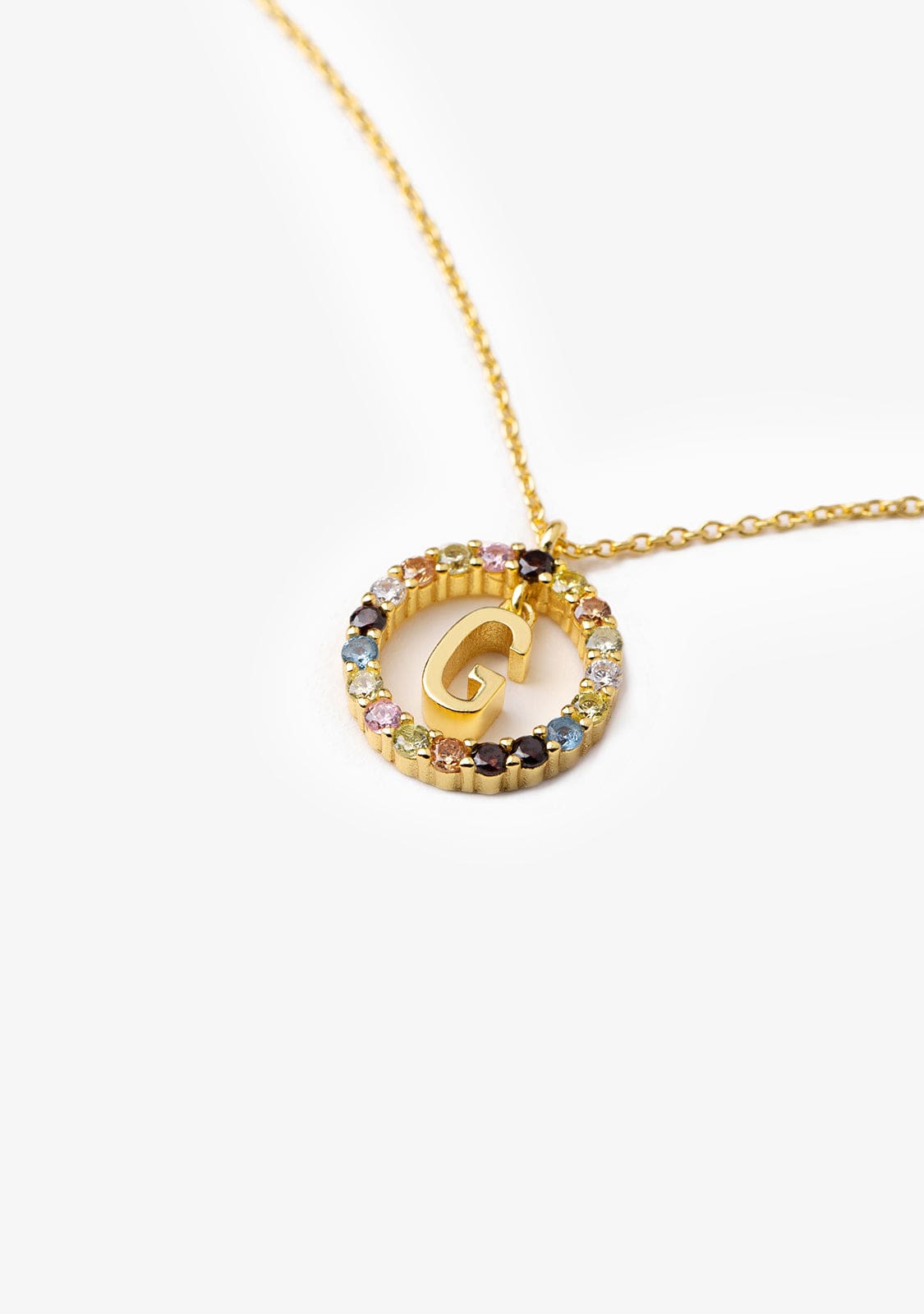 Necklace Iniziale Letter G Gold