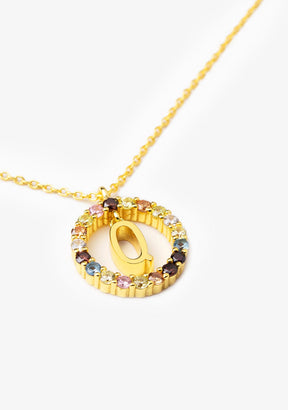 Necklace Iniziale Letter Q Gold