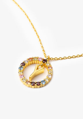 Necklace Iniziale Letter Y Gold