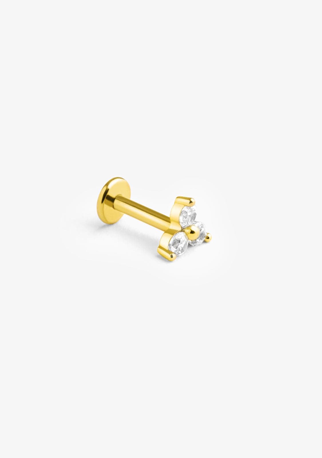 Piercing Cierre Plano Baño Oro 18K Hera