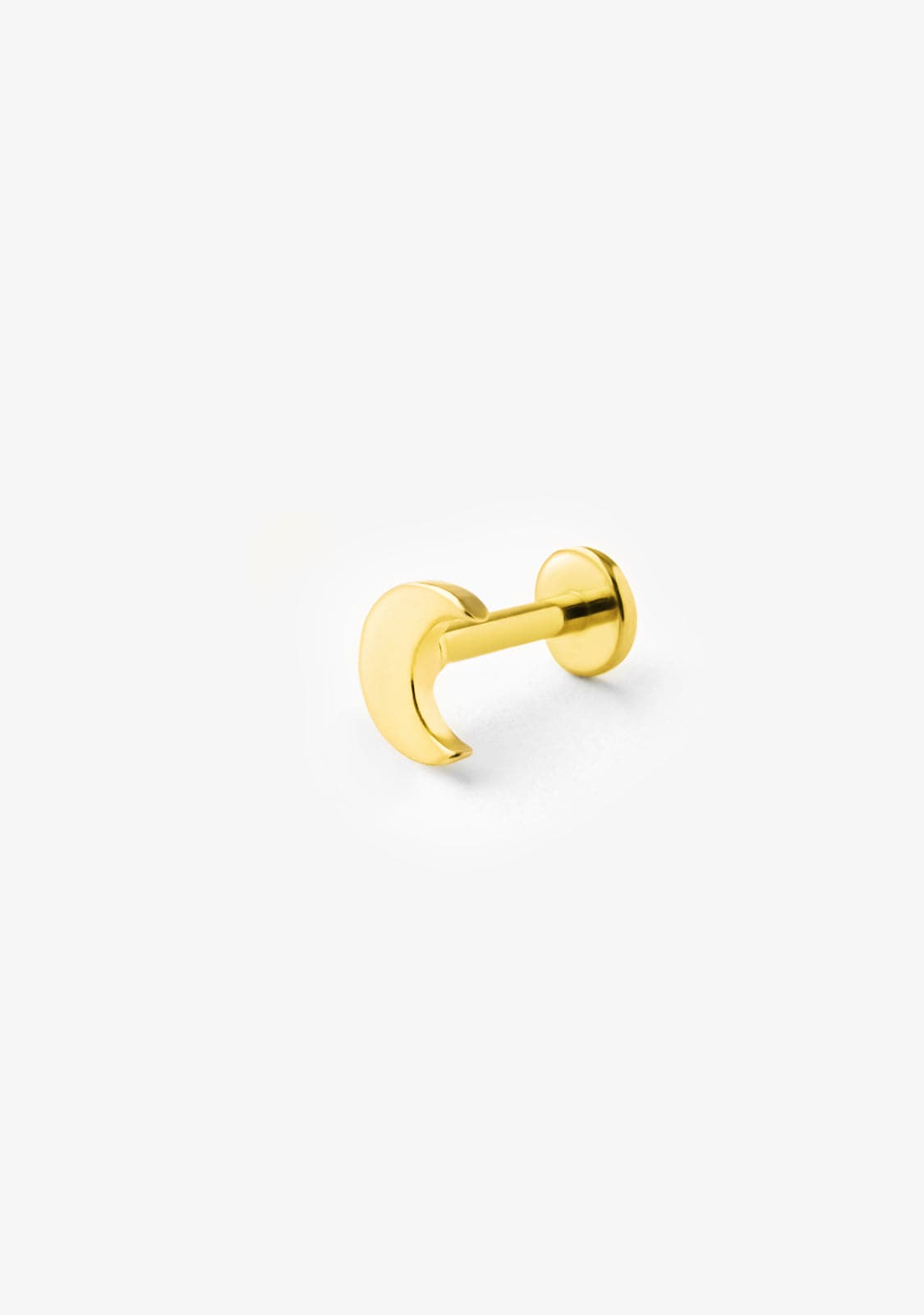 Ear Piercing Moon Gold