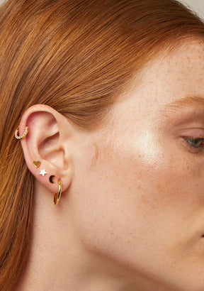Ear Piercing Star Gold