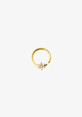 Ear Hoop Piercing Star Gold