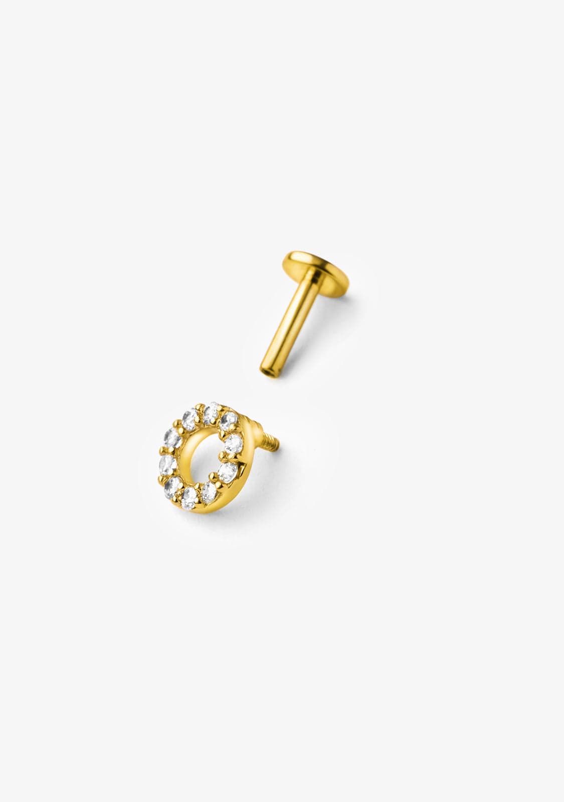 Ear Piercing Circle Gold