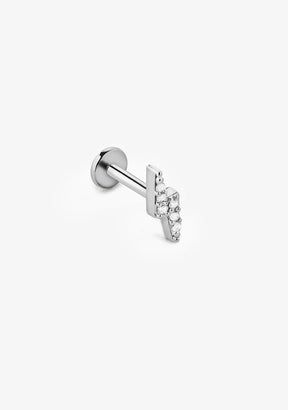 Ear Piercing Ray Silver