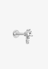 Ohrpiercing Mela Silber