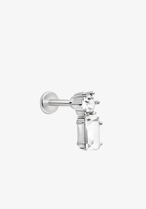 Piercing all'orecchio Bloq Argento