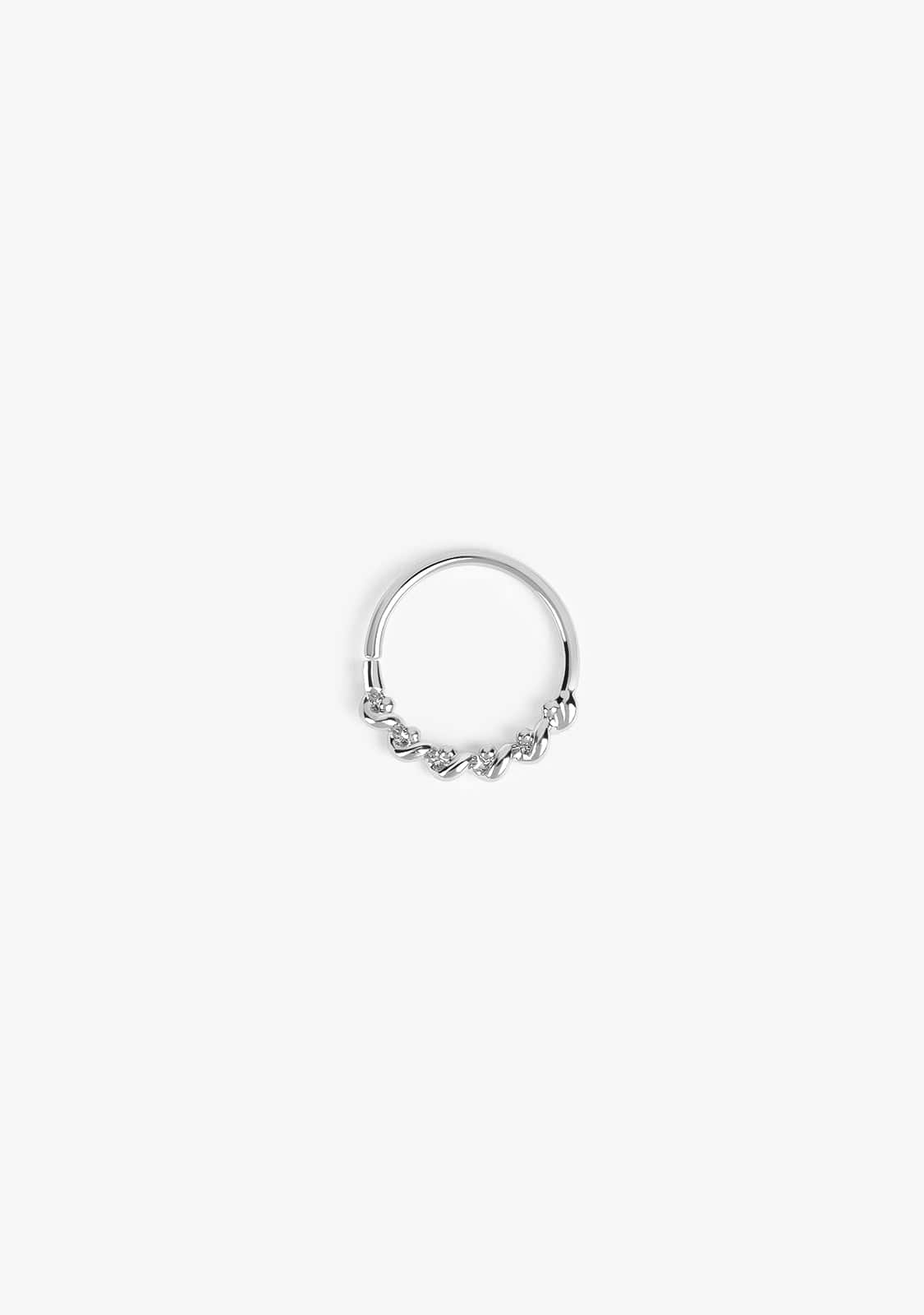 Anneau d'oreille Piercing Fez Argent