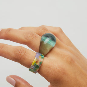 Ring Luar Aquamarine