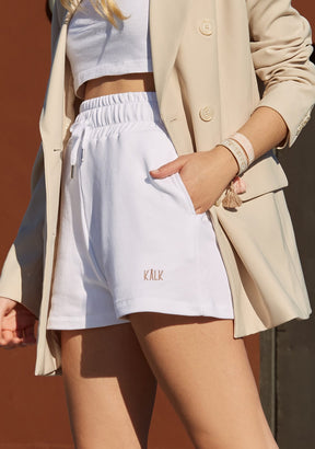 Shorts White Kalk