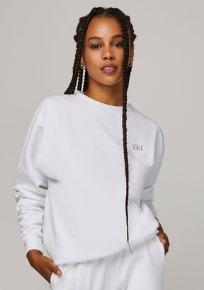 Sweatshirt Basic White