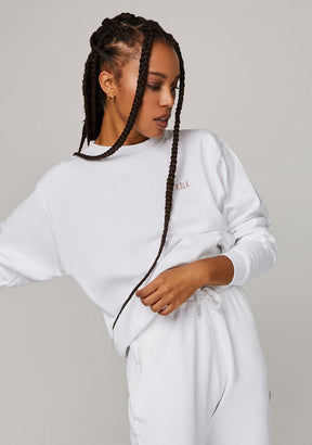 Sweatshirt Basic White