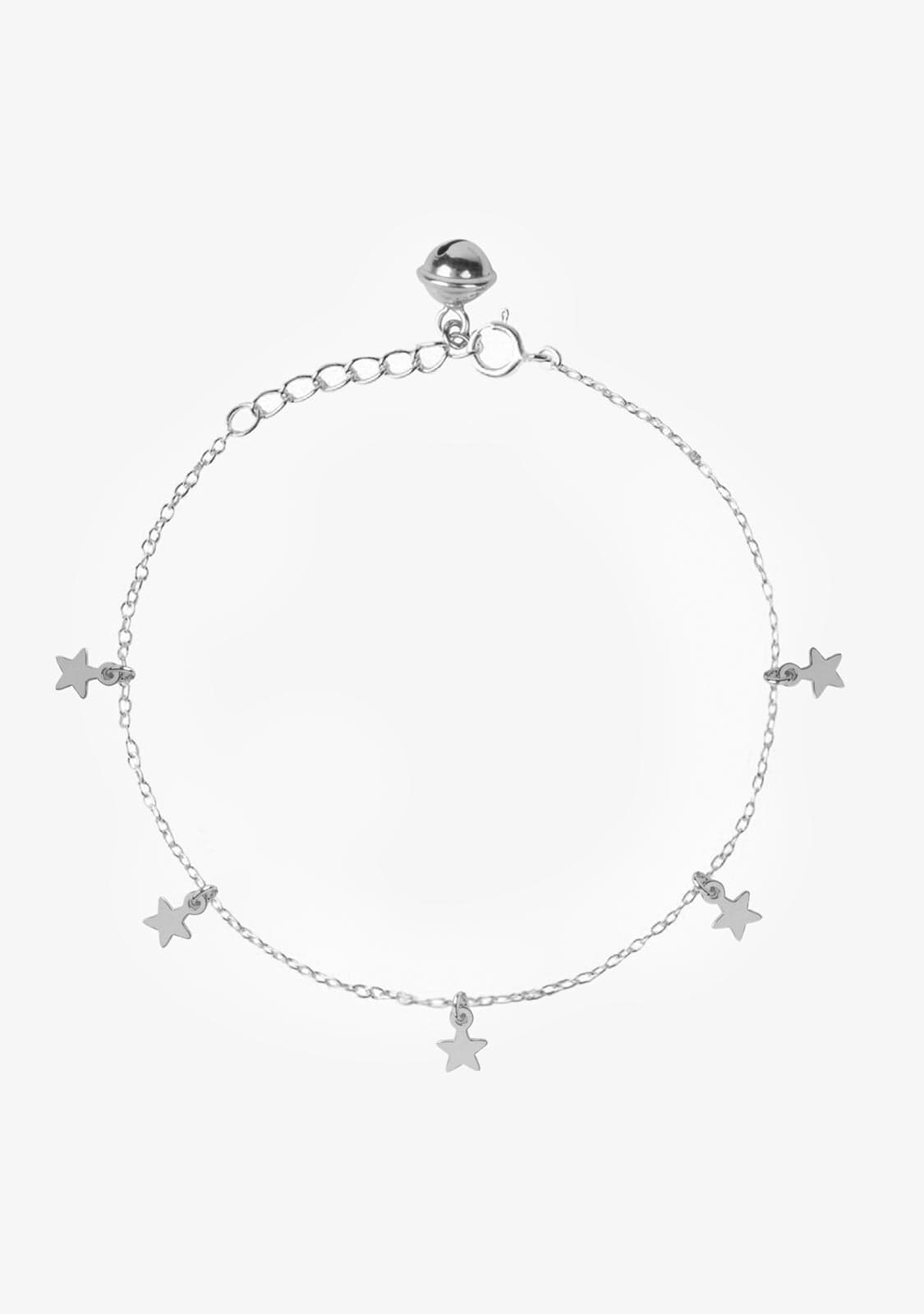 Bracelet de cheville Stellar en argent