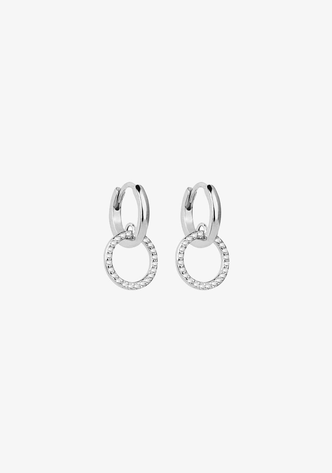 Boucles d`oreilles Aro Alleanza Argent