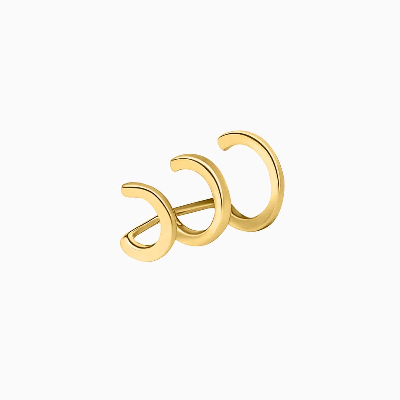 Ear Cuff Triple Oro