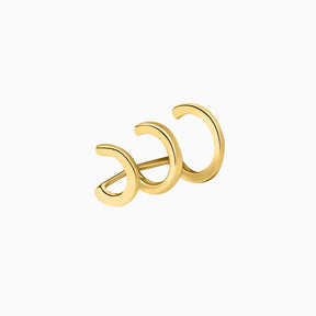 Ear Cuff Triple Oro