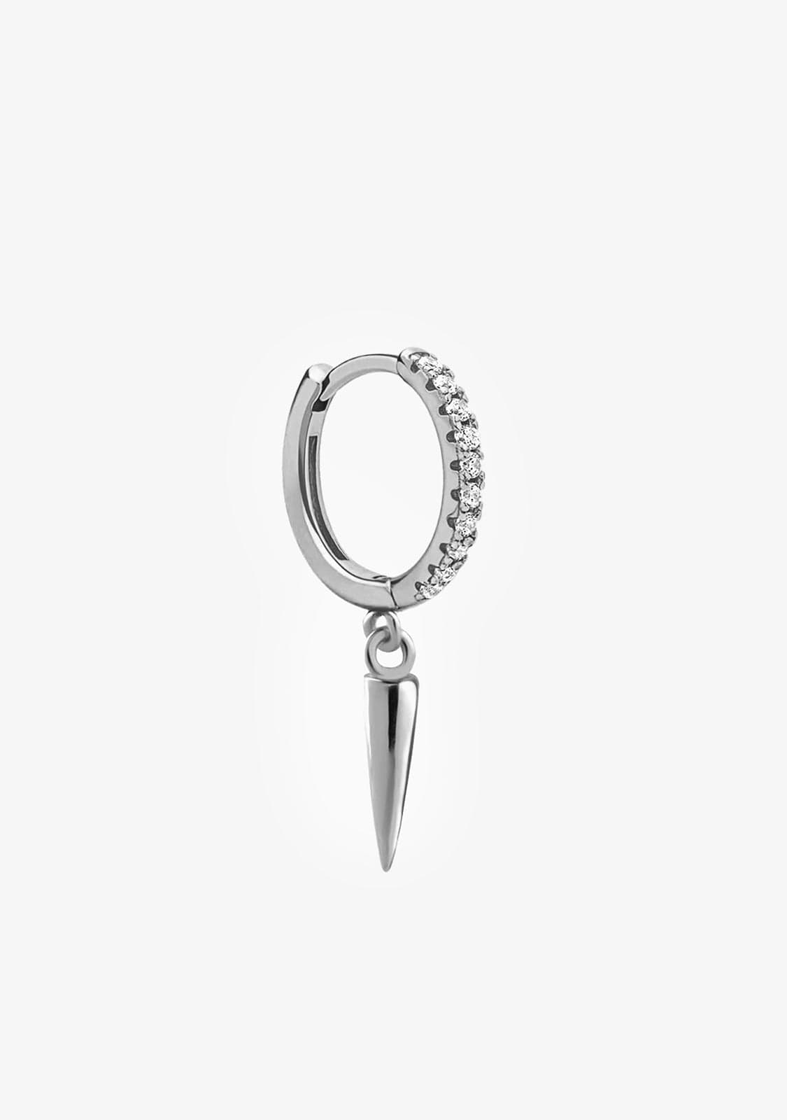 Piercing Ivory Hoop Argent