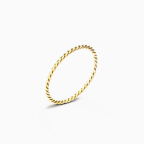 Ring Curly Gold