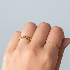 Ring Curly Gold