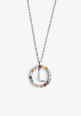 Necklace Iniziale Letter L Silver
