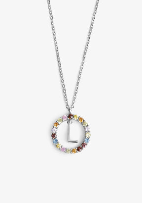 Necklace Iniziale Letter L Silver