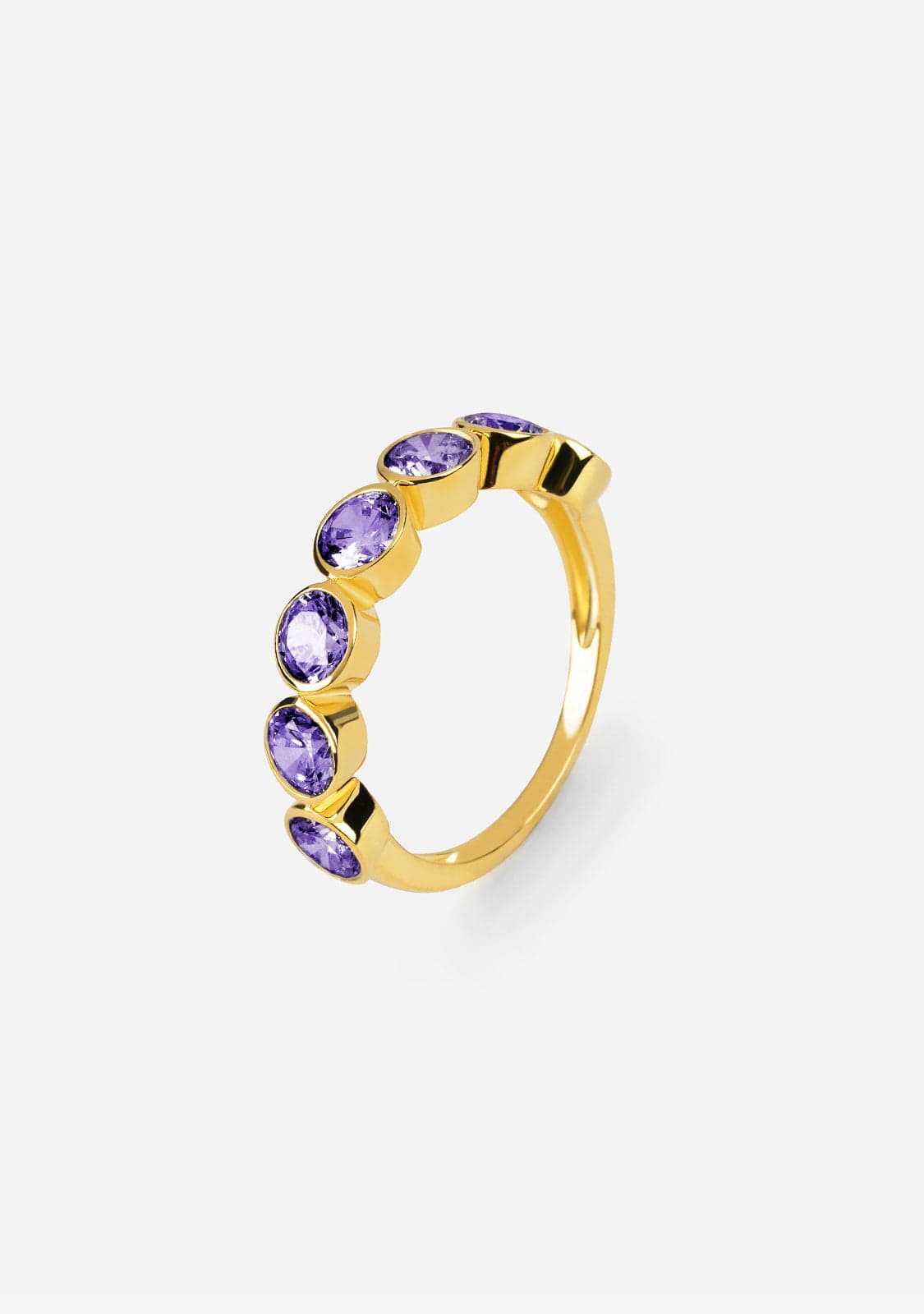 Amethyst Pure Ring Gold