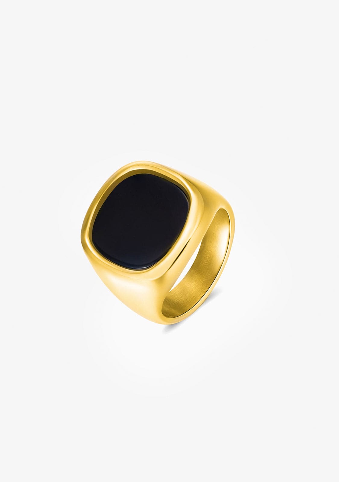 Ring Onix Nero Gold