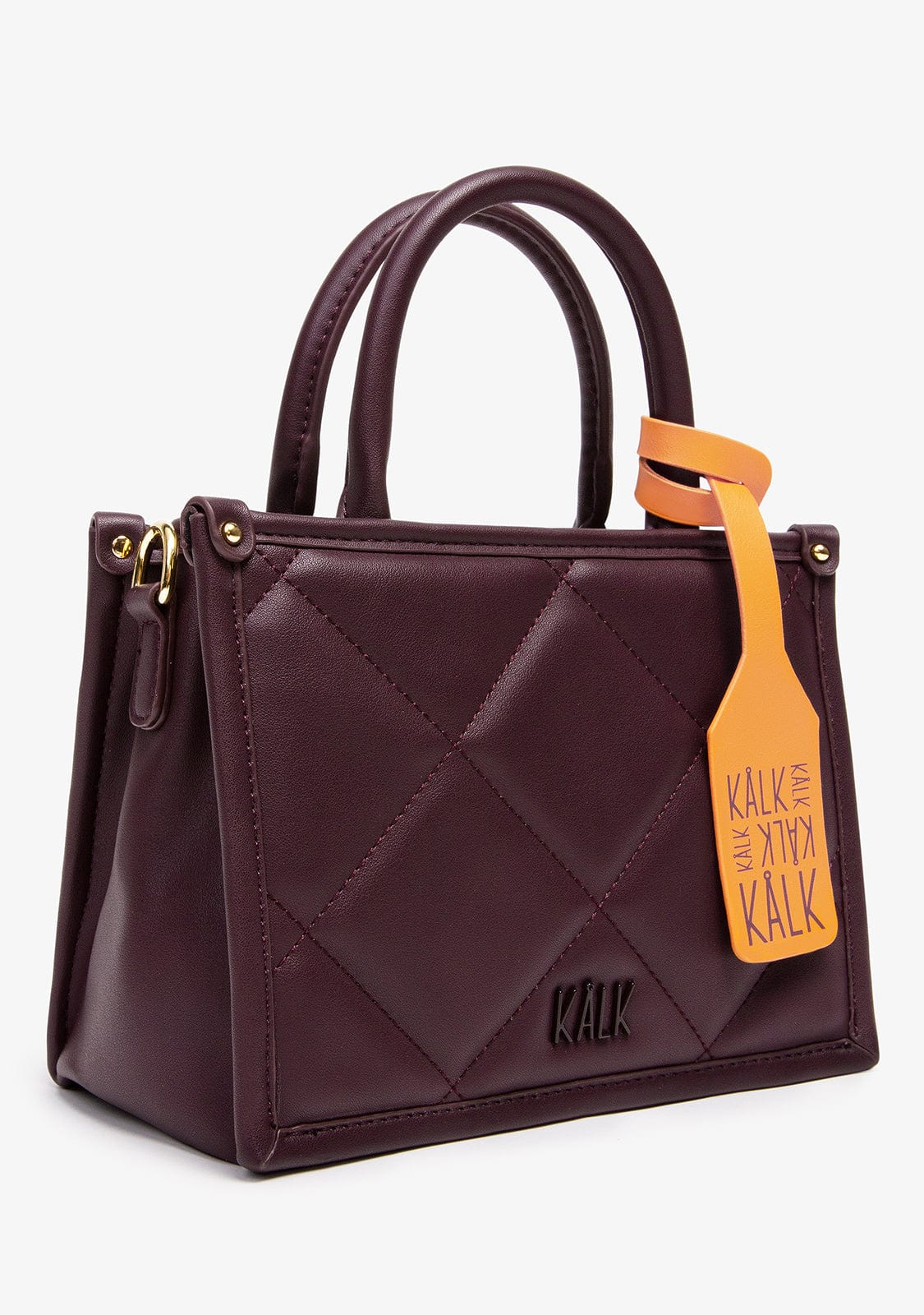 Mid Tote Bag Burgundy Kalk