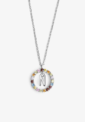 Necklace Iniziale Letter N Silver