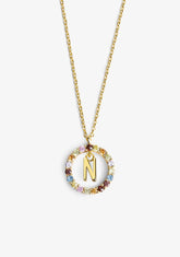 Necklace Iniziale Letter N Gold