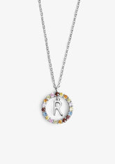Necklace Iniziale Letter R Silver