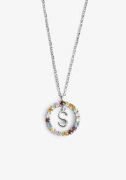 Necklace Iniziale Letter S Silver