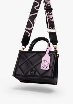 Bolso Mid Tote Negro Kalk