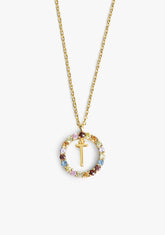 Necklace Iniziale Letter T Gold