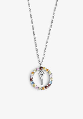 Necklace Iniziale Letter Y Silver