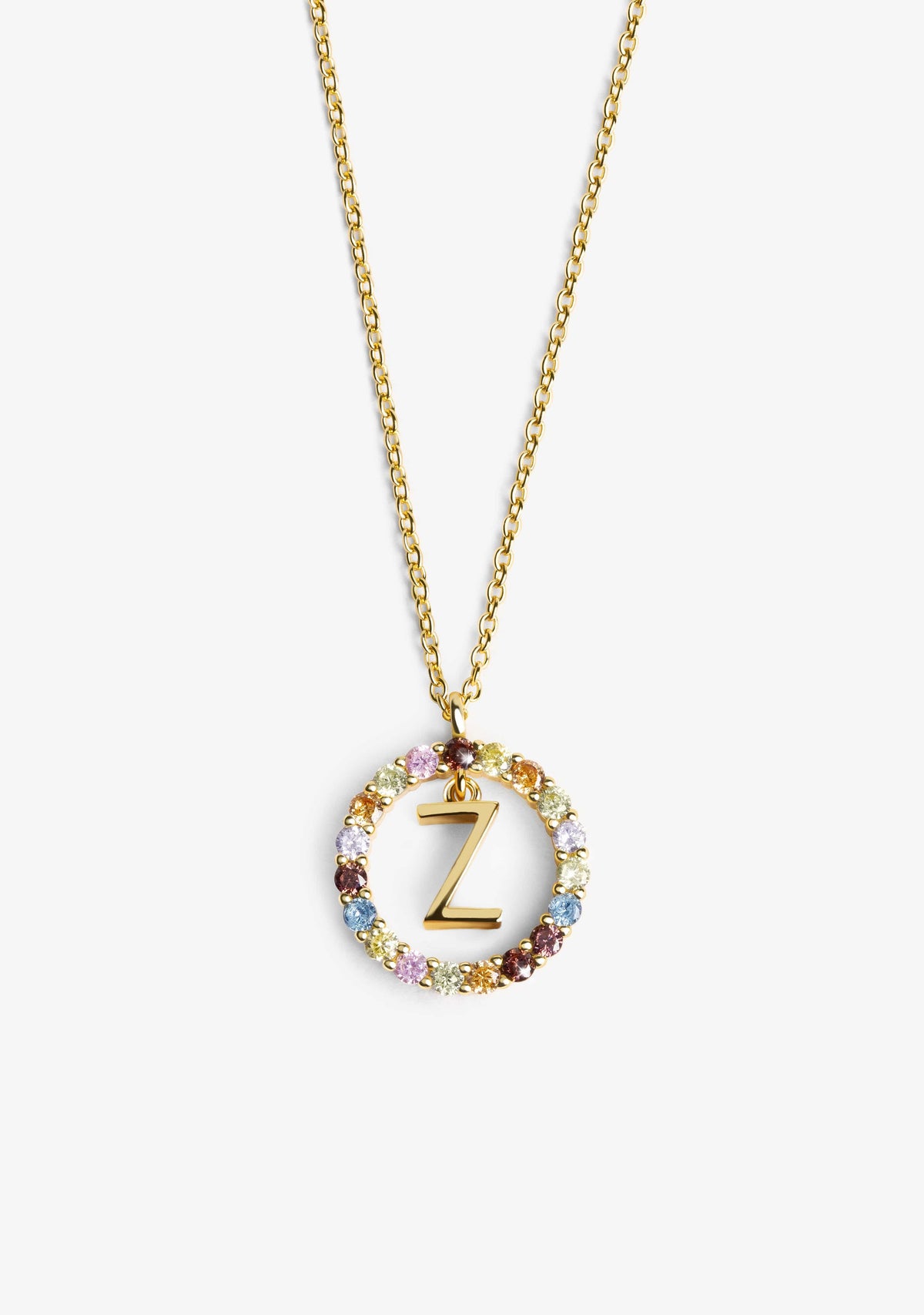 Necklace Iniziale Letter Z Gold