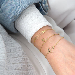 Ingot Gold Bracelet